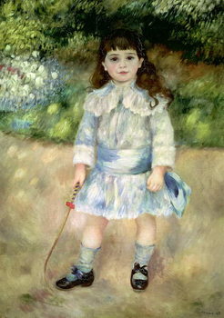 Print op canvas Child with a Whip, 1885