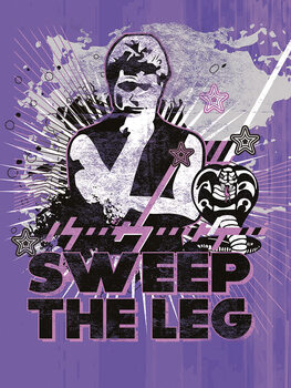Print op canvas Cobra Kai - Sweep the Leg