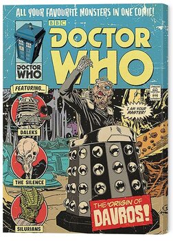 Print op canvas Doctor Who - The Origin of Davros