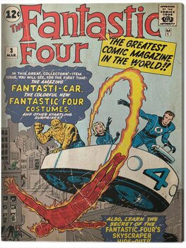 Print op canvas Fantastic Four - Marvel Comics
