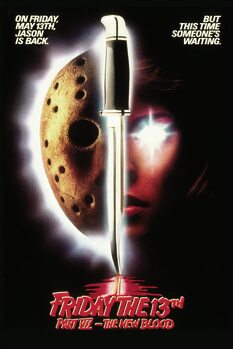Print op canvas Friday The 13th - Jason is back
