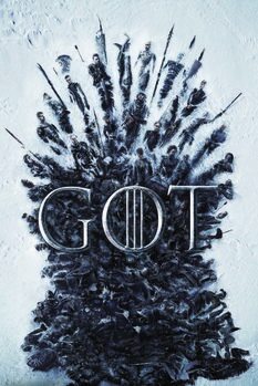 Print op canvas Game of Thrones - Throne