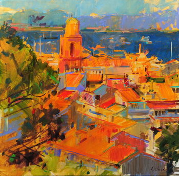 Print op canvas Golfe de Saint-Tropez