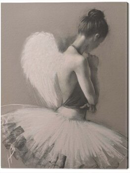 Print op canvas Hazel Bowman - Angel Wings II