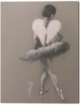 Print op canvas Hazel Bowman - Angel Wings III