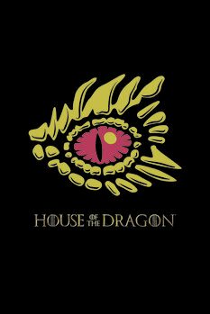 Print op canvas House of Dragon - Dragon Eye