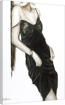 Print op canvas Janel Eleftherakis - Little Black Dress I
