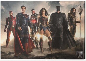 Print op canvas Justice League Movie - Teaser