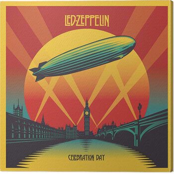 Print op canvas Led Zeppelin - Celebration Day