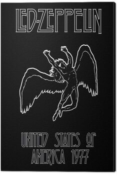 Print op canvas Led Zeppelin - Icarus