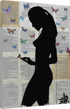 Print op canvas Loui Jover - Butterflies
