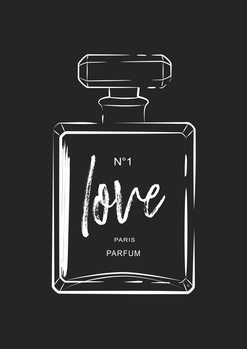 Print op canvas Love Perfume