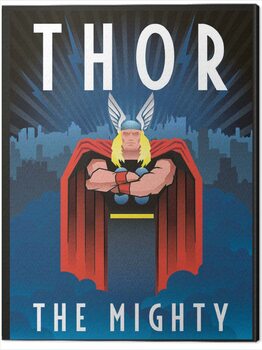 Print op canvas Marvel - Thor