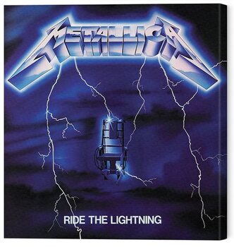Print op canvas Metallica - Ride The Lightning