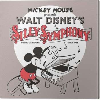 Print op canvas Mickey Mouse - Silly Symphony