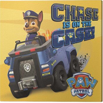 Print op canvas Paw Patrol - Chase