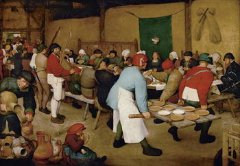 Canvas Peasant Wedding, 1568