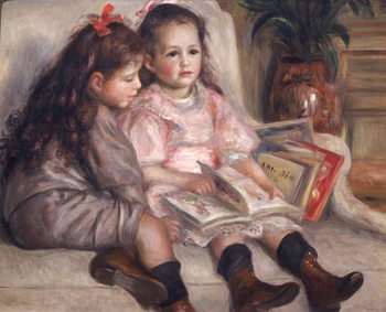 Print op canvas Portraits of children, or The Children of Martial Caillebotte