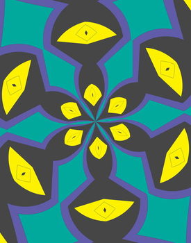 Canvas Print arabesque #4,2019,