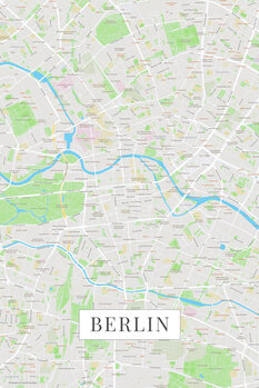 Canvas Print Berlin color