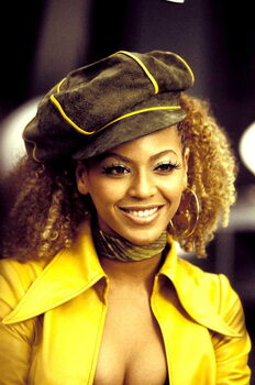 Canvas Print Beyonce Knowles, 2002