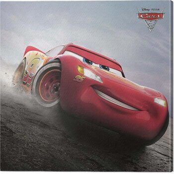 Canvas print Cars - Lightning Mcqueen Sideshot