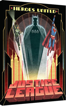 Canvas Print DC Comics - Heroes United