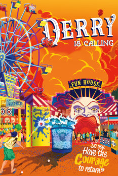 Canvas Print Derry - Fun House