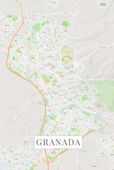 Canvas Print Granada color