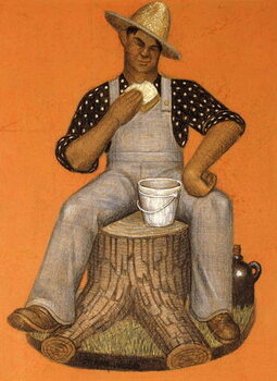 Canvas Print Hired Man,