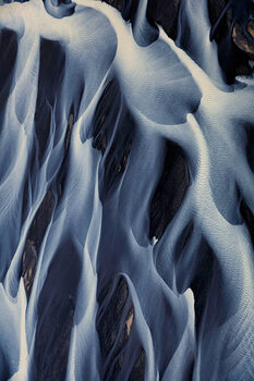 Canvas Print Iceland River Delta