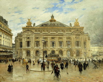 Canvas Print L'Opera, Paris, c.1900