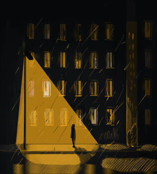 Canvas Print Loneliness