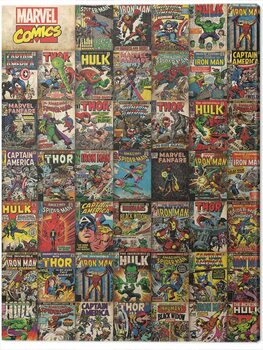 Canvas Print Marvel: Avengers - Covers