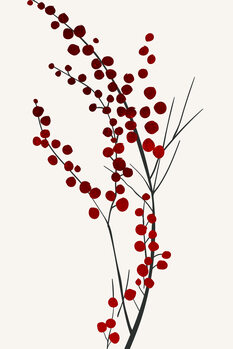 Canvas Print Mistletoe Kisses