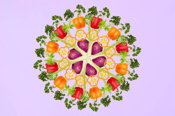 Canvas Print Pattern of Vegetables