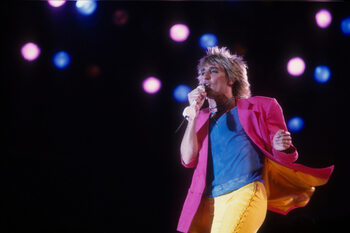 Canvas Print Rod Stewart