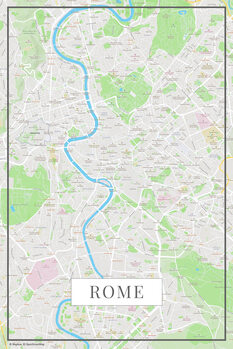 Canvas Print Rome color