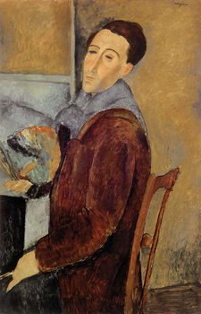 Canvas Print Self Portrait, 1919