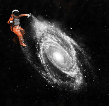 Canvas Print Space Art