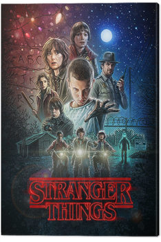 Canvas Print Stranger Things - One Sheet