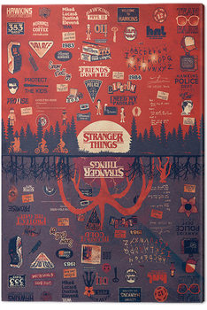 Canvas Print Stranger Things - The Upside Down