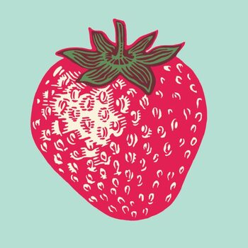 Canvas Print Strawberry