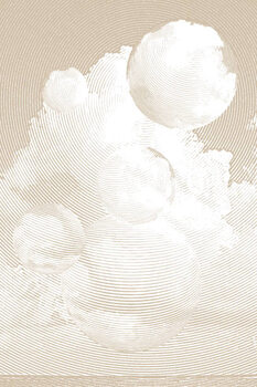 Canvas Print Surreal Cloudscape Over Sea