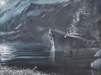 Canvas Print Tirpitz The Lone Queen Of The North 1944, 2007,