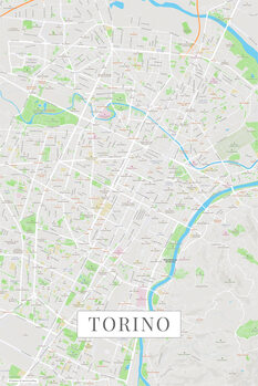 Canvas Print Torino color