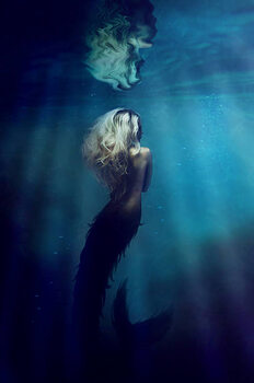 Canvas Print Underwater goddess