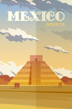 Canvas Print Vector retro poster