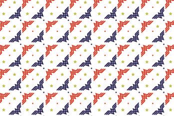 Canvas Print Wonder Woman - Logo