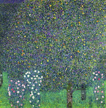 Print op canvas Roses under the Trees, c.1905